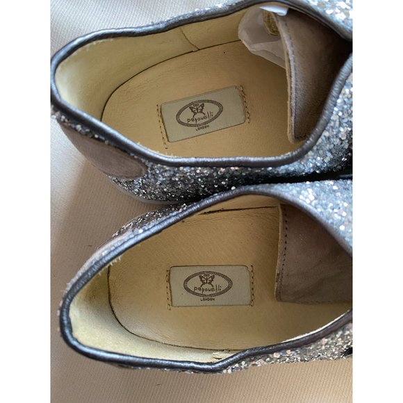 Papouelli Silver "Elfie Dazzle" sneaker, size 35. - Picture 4 of 4